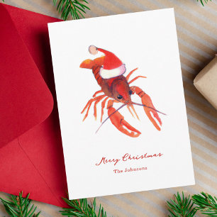 Festive Cajun-julkort Helgkort