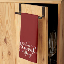 Festive Calligraphy and Stars Home Sweet Home