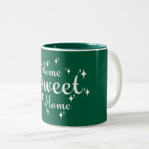 Festive Calligraphy and Stars Home Sweet Home
