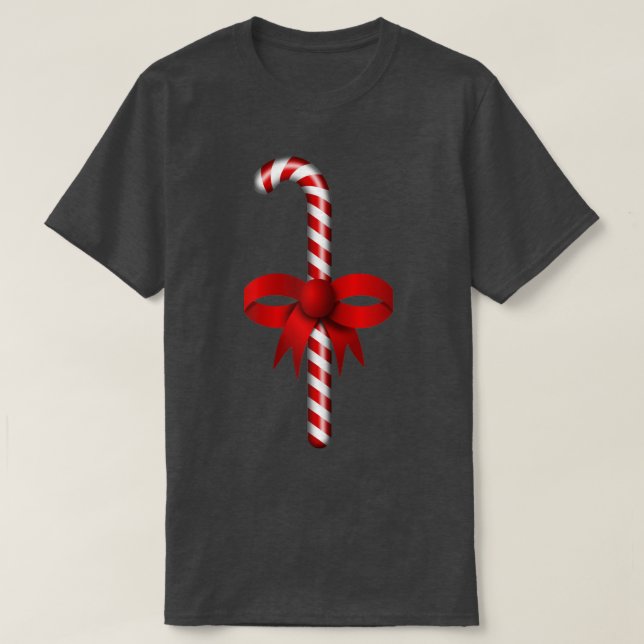 Festive Candy cane 573 T Shirt (Design framsida)