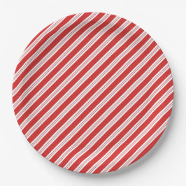 Festive Candy cane Stripe jul Red White