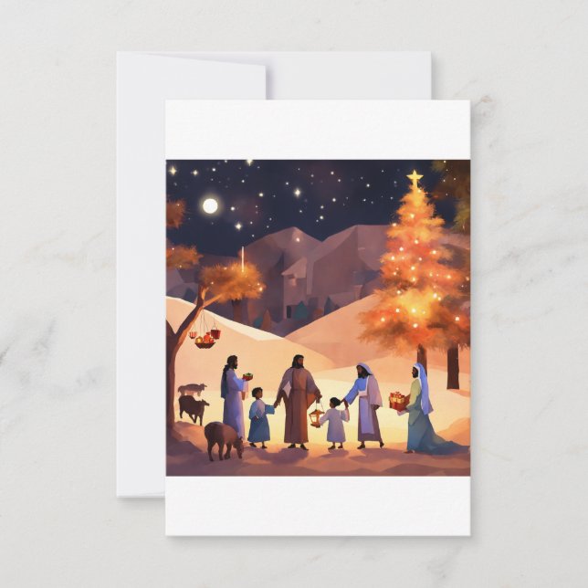 Festive Card Boutique Tack Kort (Framsida)