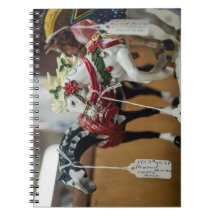 Festive Carousel Horses Ornament Collection
