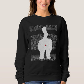 Festive Cat Butt Ugly jul-Helgdag T Shirt