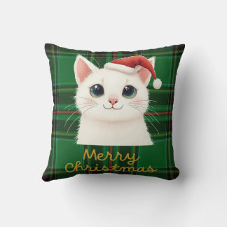 Festive Cat Duo Cushion Kudde