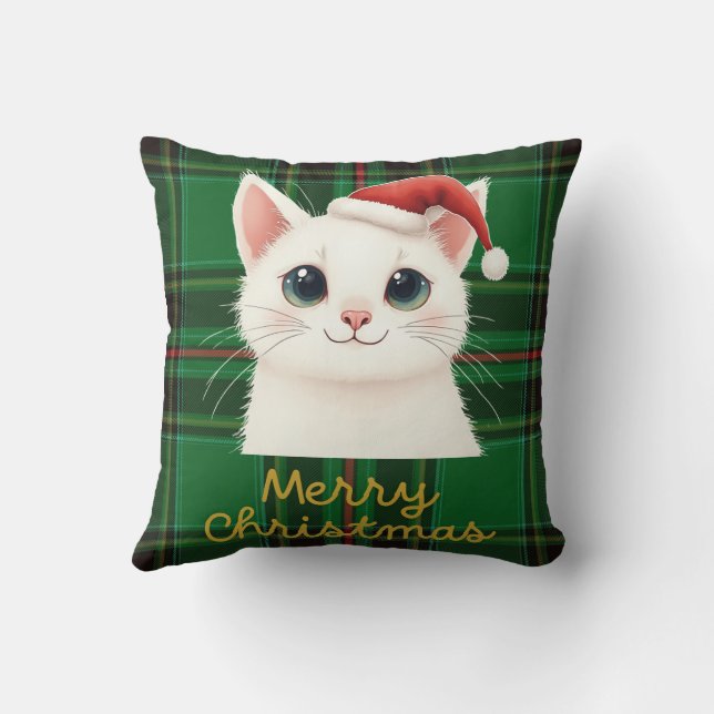 Festive Cat Duo Cushion Kudde (Baksida)