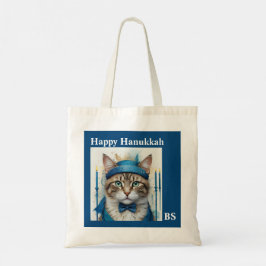 Festive Cat in play hanukkah Disguise Tygkasse