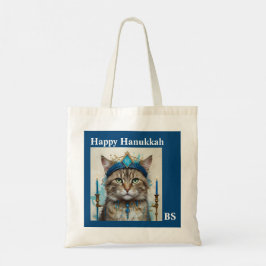 Festive Cat in play hanukkah Disguise Tygkasse