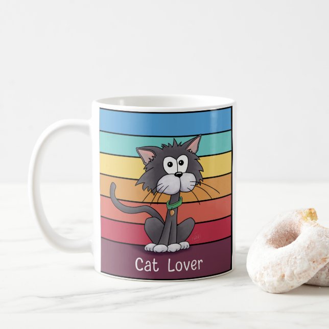 Festive Cat Lover Coffee Mugg (Med munk)