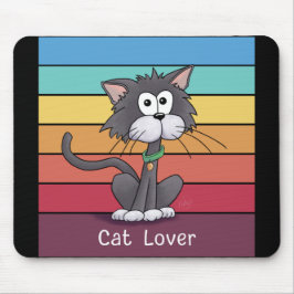 Festive Cat Lover Mouse Pad Musmatta