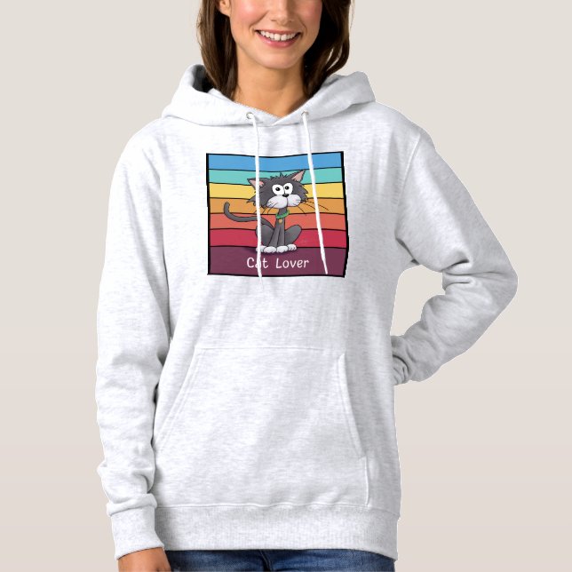 Festive Cat Lover T Shirt (Framsida)