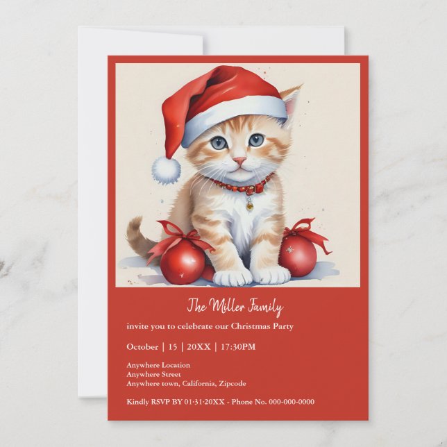 Festive Cats in jul Costumes - Helgdag Vibes (Framsida)