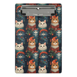 Festive Cats Mini Clipboard