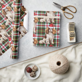 Festive Cavalier Spansk Santa Hund jul Presentpapper