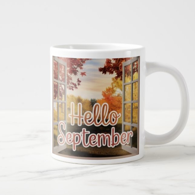 Festive Charm 3D-kaffe Mugg Firande Jumbo Mugg (Höger)