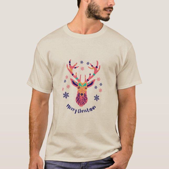 Festive Cheer Craftad i varje saftch - Merry Chri T Shirt (Framsida)