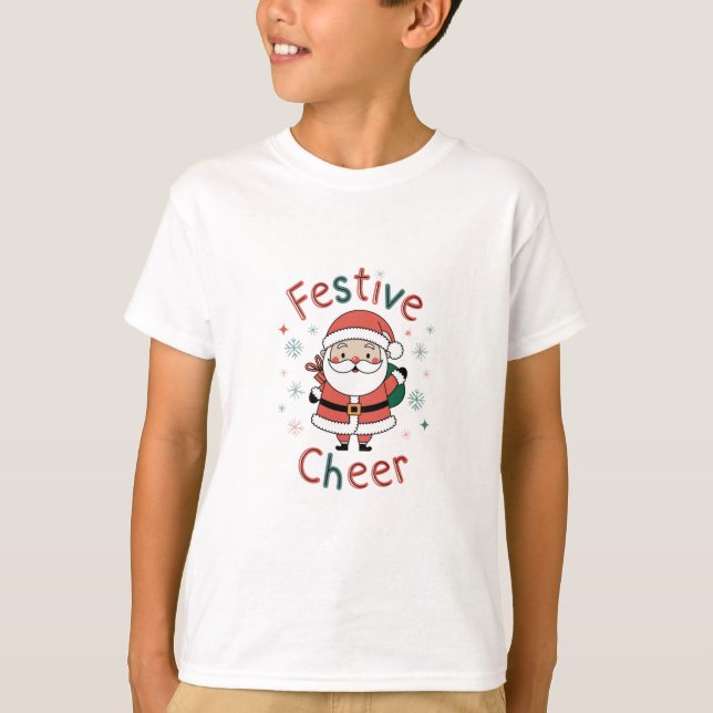 Festive Cheer T Shirt (Framsida)