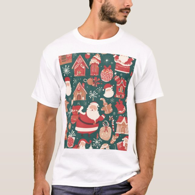 "Festive Cheer Tee" T-shirt (Framsida)