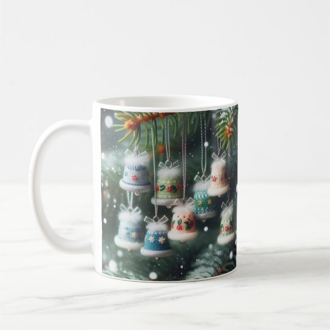 Festive Chef: jul Cute Bell Design Mugg/ Kaffemugg (Vänster)