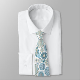 Festive Chic Winter Mandala Snö Flakes Mönster Slips