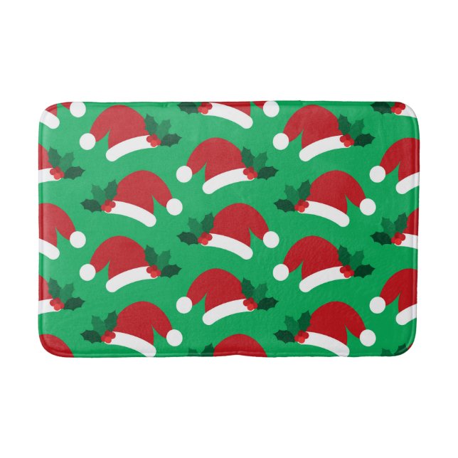 Festive Christmas Bath Mat – Holiday BathroomDecor Badrumsmatta (Framsidan)