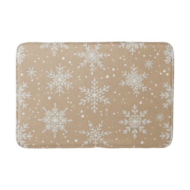 Festive Christmas Bath Mat – Holiday BathroomDecor Badrumsmatta (Framsidan)