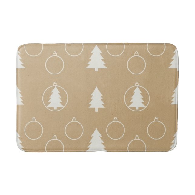 Festive Christmas Bath Mat – Holiday BathroomDecor Badrumsmatta (Framsidan)
