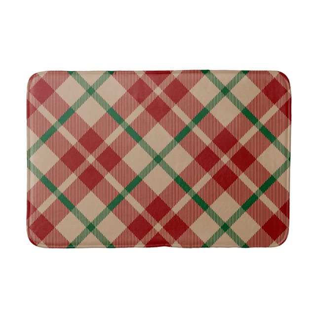 Festive Christmas Bath Mat – Holiday BathroomDecor Badrumsmatta (Framsidan)