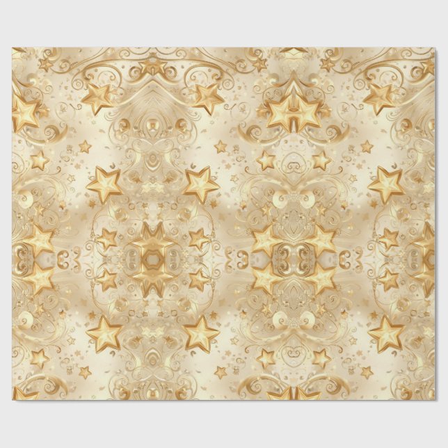 Festive Christmas Holiday Gift Wrap Presentpapper (Platt)