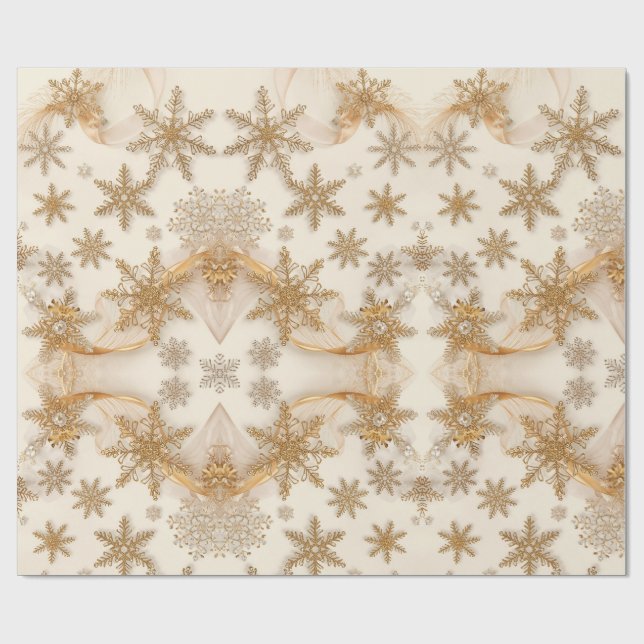 Festive Christmas Holiday Gift Wrap Presentpapper (Platt)