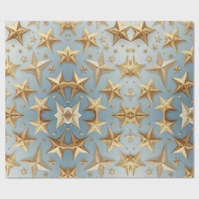 Festive Christmas Holiday Gift Wrap Presentpapper (Platt)