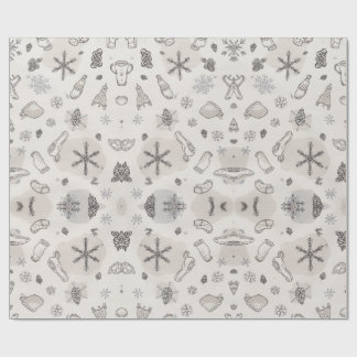 Festive Christmas Holiday Gift Wrap Presentpapper