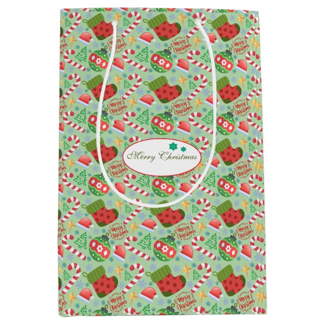 Festive Christmas – Holiday Icons with Stockings (Framsidan)