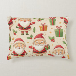 Festive Christmas Lumbar Pillow – Cheerful Holiday Prydnadskudde