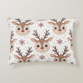 Festive Christmas Lumbar Pillow – Cheerful Holiday Prydnadskudde