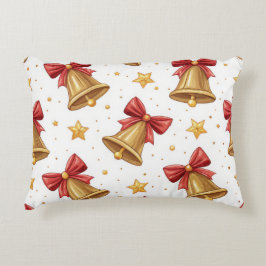 Festive Christmas Lumbar Pillow – Cheerful Holiday Prydnadskudde