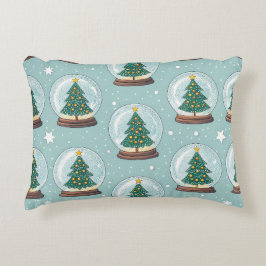Festive Christmas Lumbar Pillow – Cheerful Holiday Prydnadskudde