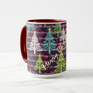 Festive Christmas Luxury Christmas Trees Mugg