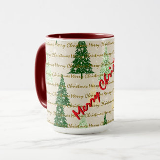 Festive Christmas Luxury Christmas Trees Mugg