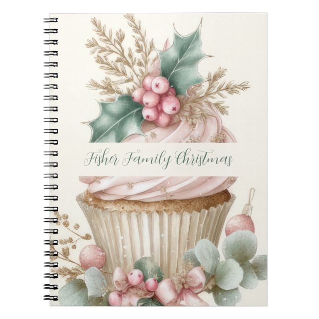 Festive Christmas Memory Notbook Anteckningsbok (Framsidan)