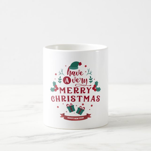 Festive Christmas Mug – Holiday Cheer Delight Kaffemugg (Center)