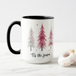 Festive Christmas Mug with Santa Claus Design Mugg