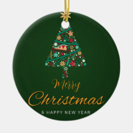 Festive Christmas Ornaments Julgransprydnad Keramik