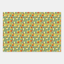 Festive Christmas Pears Personalized Boho Kitchen