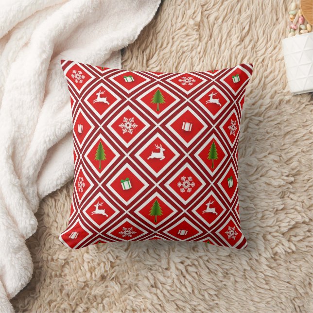 Festive Christmas Pillow Covers for Decor 2026 Kudde (Filt)
