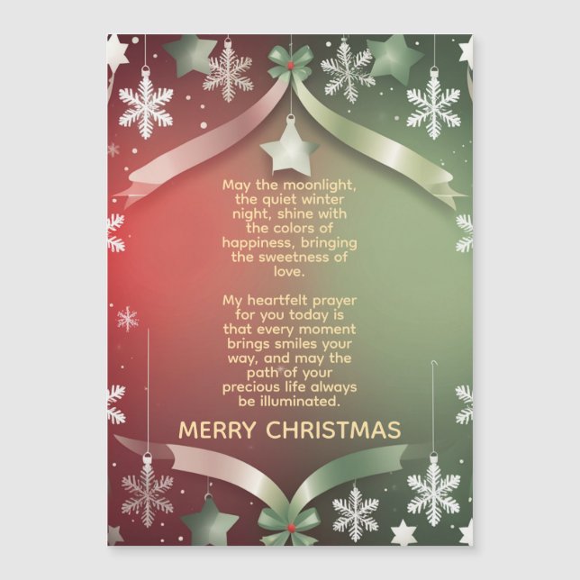 Festive Christmas Snowflake Frame with Stars  (Framsida)