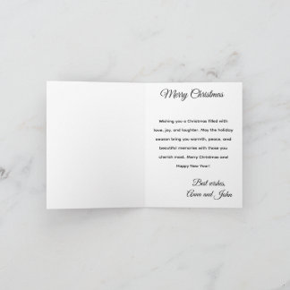 Festive Christmas Tree Holiday Greeting Card Helgkort