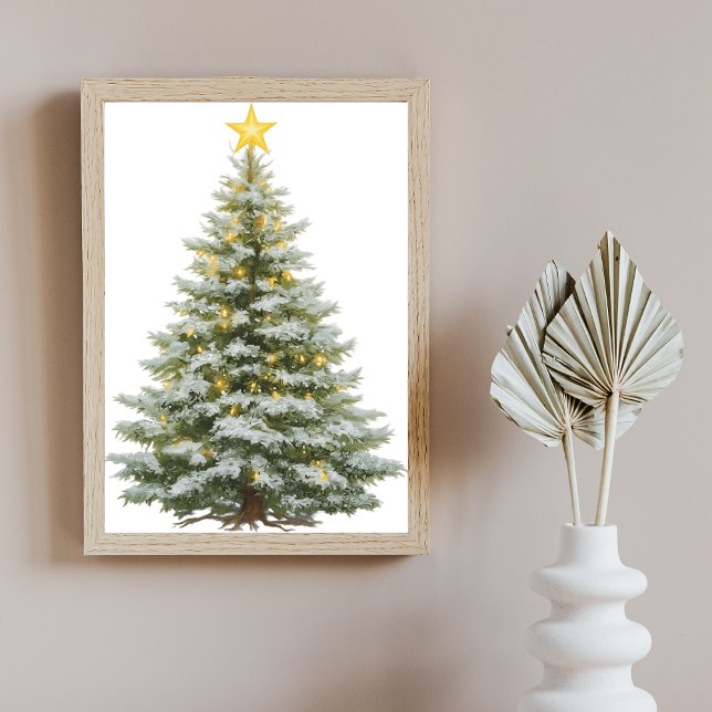 Festive Christmas Tree Poster – Wall Art (Skapare uppladdad)