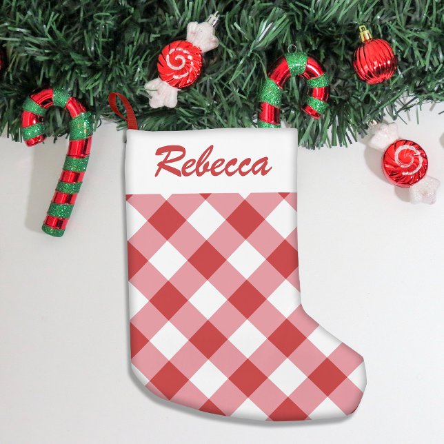 Festive Classic Play Helgdag Decor Liten Julstrumpa (Add festive charm to your home with our stylish Christmas stockings, perfect for gifts & cozy decor!)