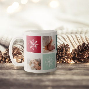 Festive Collage Helgdag Photo Mugg